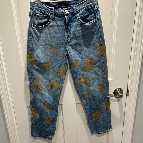3x1 Higher Ground Eva Cropped Straight Leg Jean sz 28 - Picture 6 of 6